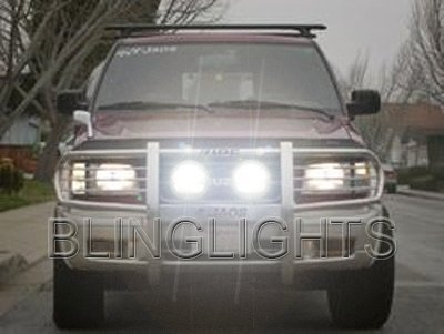 Isuzu Rodeo Off Road Auxilliary Driving Lights Bumper Bar Lamp Kit