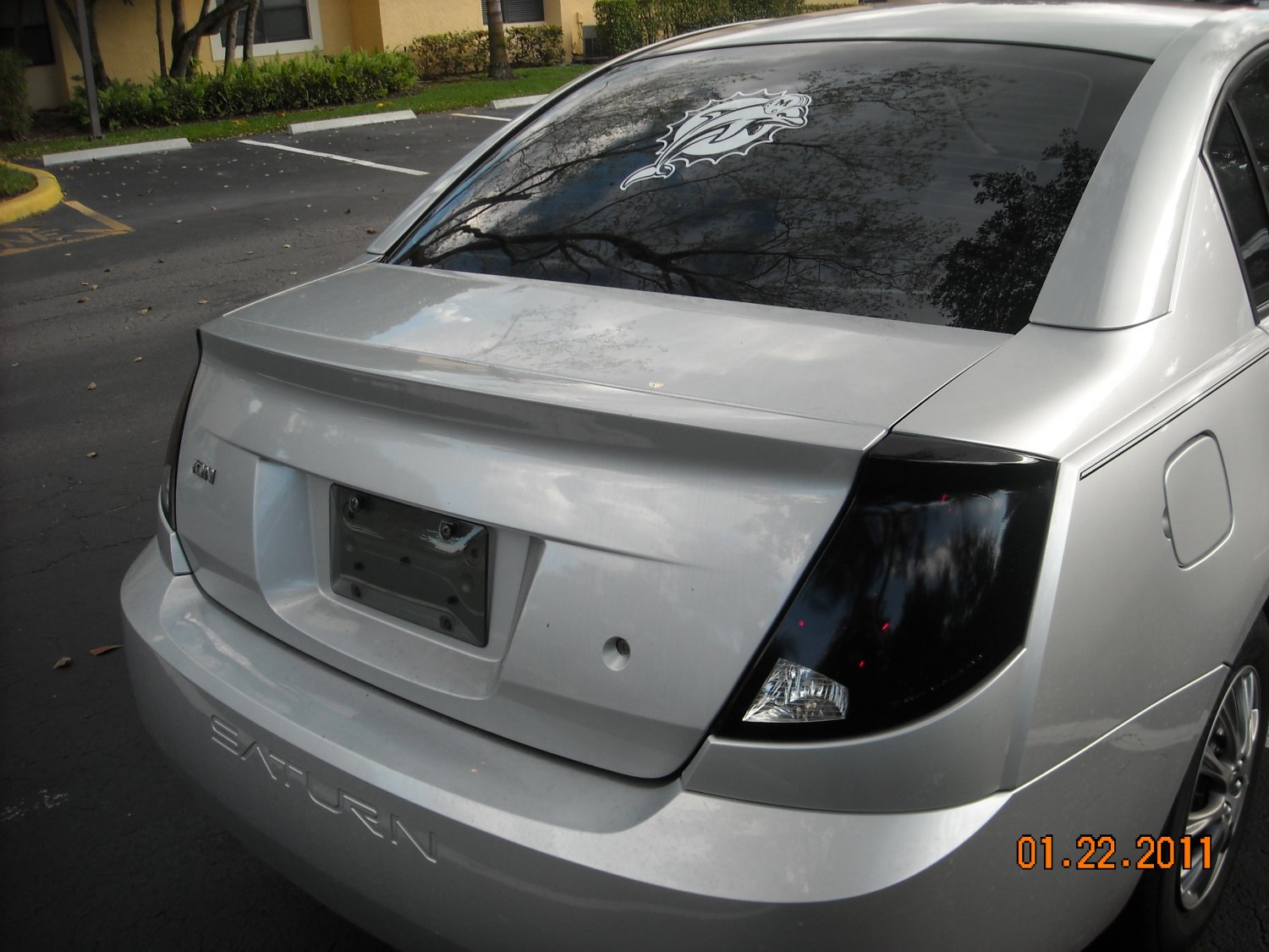 Saturn Ion Murdered Out Taillamps Overlays Tinted Taillights Covers