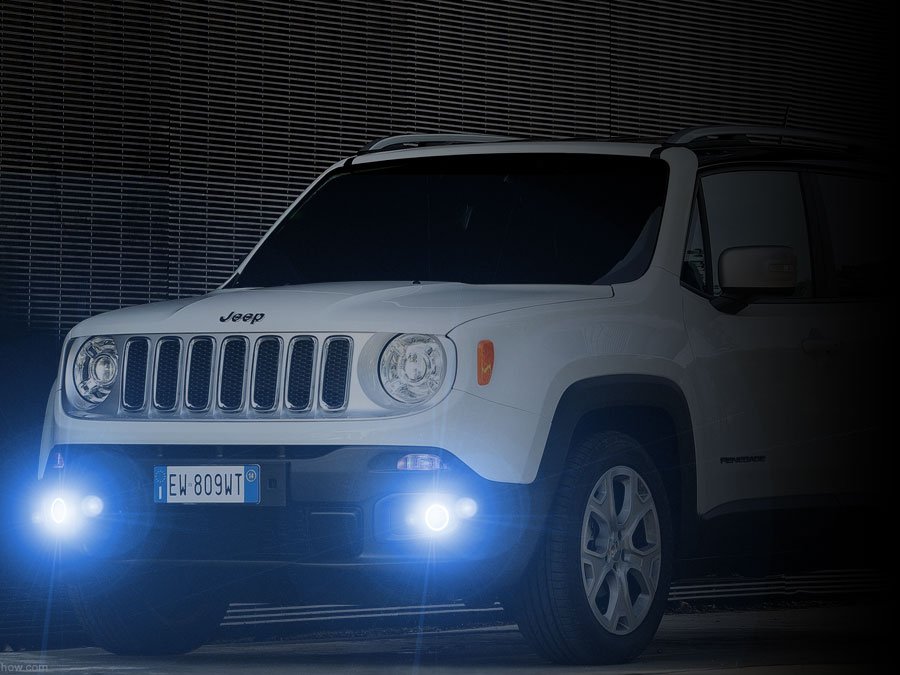 2015 2016 2017 Jeep Renegade Angel Eye Halo Fog Lamps Lights Kit