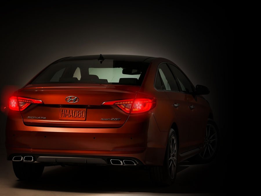 Hyundai Sonata Custom White LED Taillamp Spider Light Bulbs
