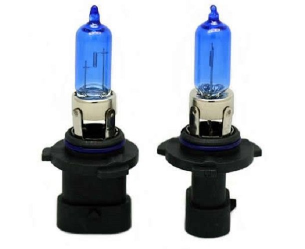 9006XS Straight Base 5900K 100W White Light Bulbs Twin Pack