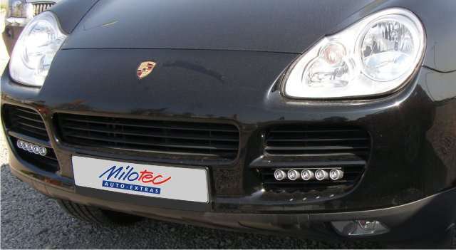 PIAA Porsche Cayenne Macan LED DRL 6000K Daytime Running Lamp Kit