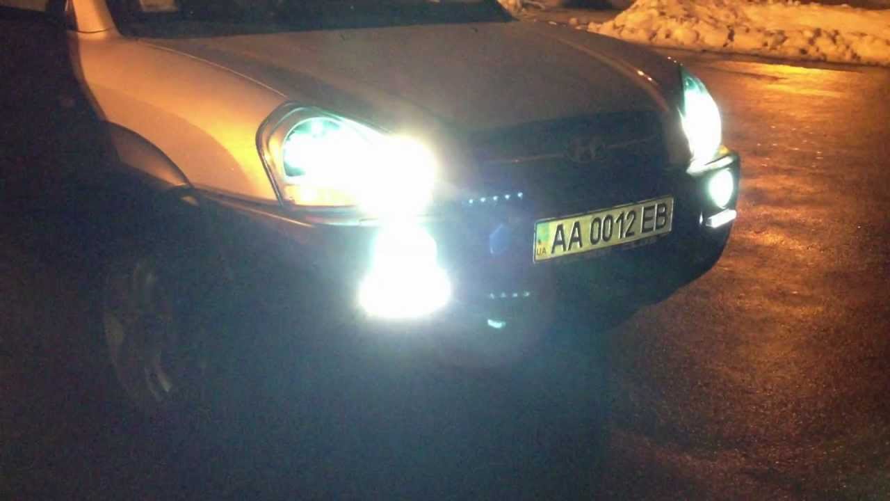 2004-2009 Hyundai Tucson Xenon Fog Lamp Driving Light Kit
