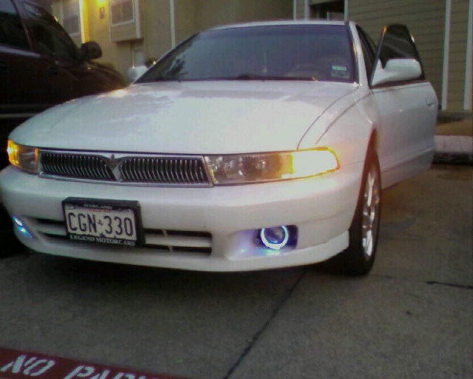 1999-2003 Mitsubishi Galant Angel Eye Fog Lamps Driving Lights