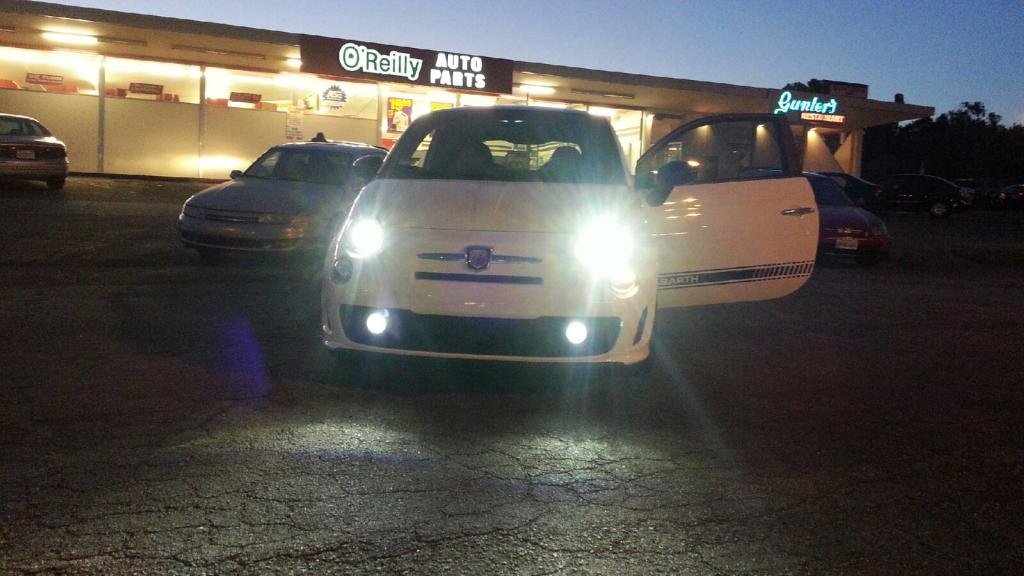 2007-2017 Fiat 500 500c Xenon Fog Lamps Driving Lights