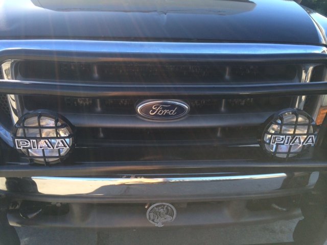 Ford Super Duty PIAA Bumper Grille Driving Lights F-250 F-350 F-450 F-550