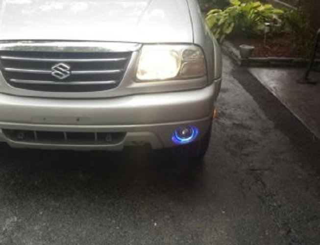 2001-2006 Suzuki XL-7 White Halo Fog Lamps Driving Lights Kit