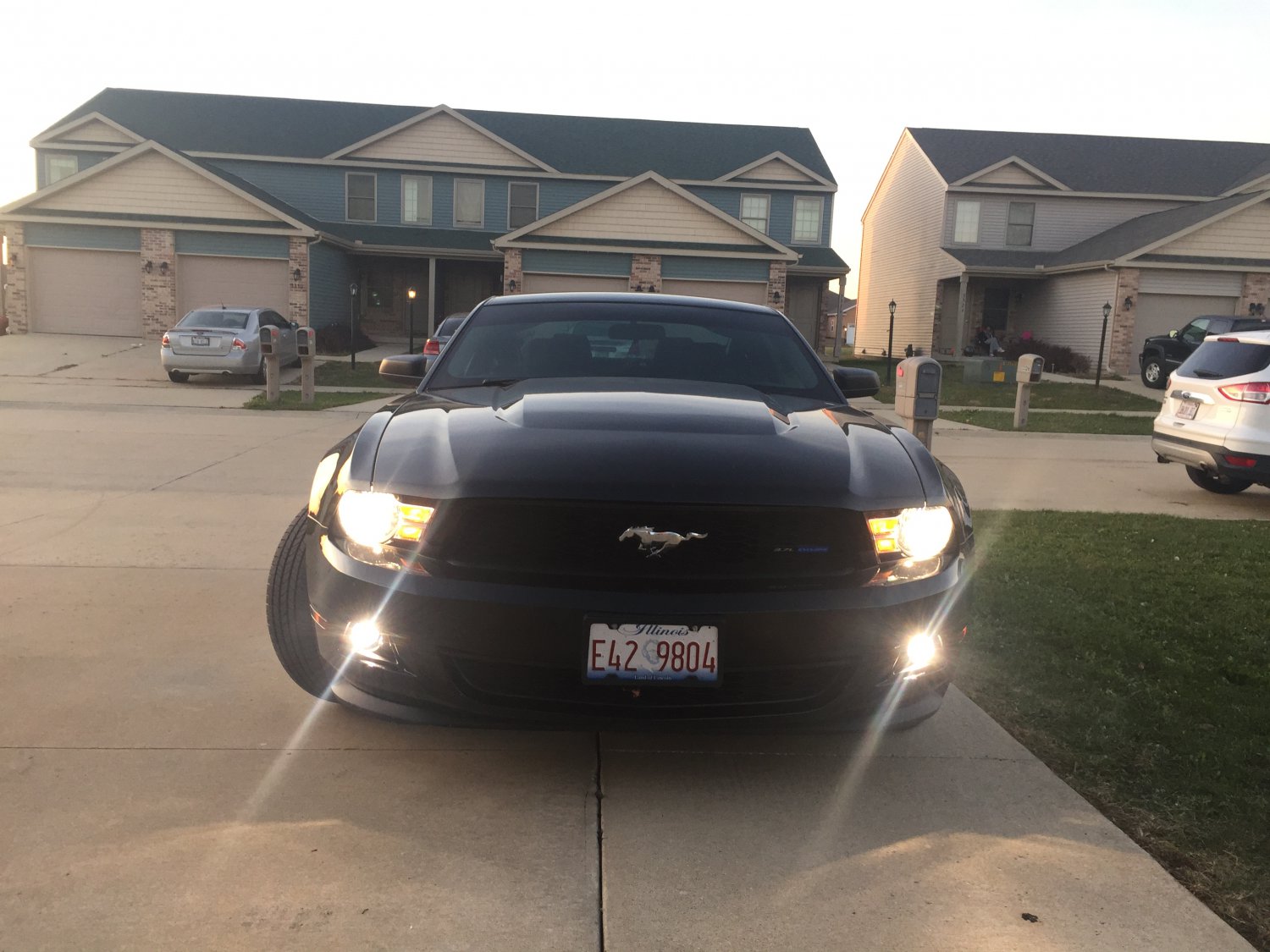 2013 2014 Ford Mustang Xenon Fog Lamp Driving Light Kit