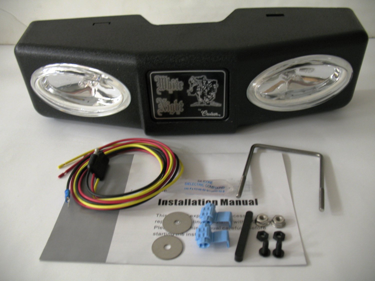 WhiteNight Rear Fixed Mount Unit 0004199 2" Tow Hitch Trailer Reverse Lamps Towing Lights Backup