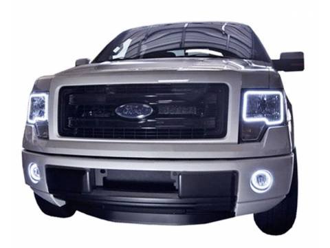 2009-2014 Ford F150 Halo Fog Lamp Driving Light Kit F-150 Angel Eye
