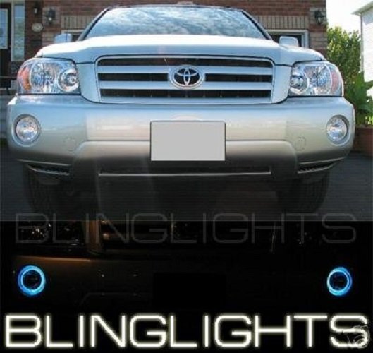 2001-2007 Toyota Highlander Angel Eye Fog Lamps Driving Lights