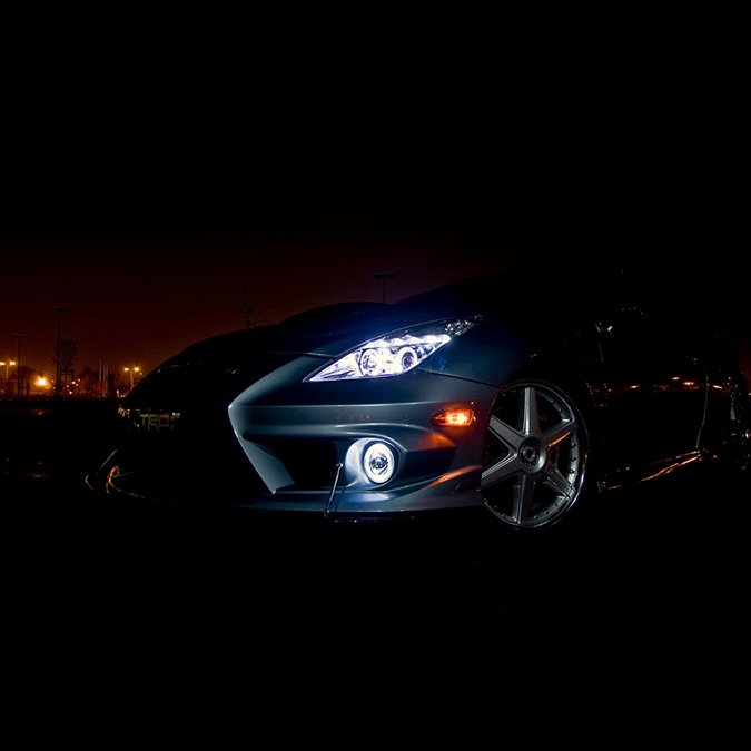 2000-2005 Toyota Celica TRD Body Halo Fog Lamps Kit