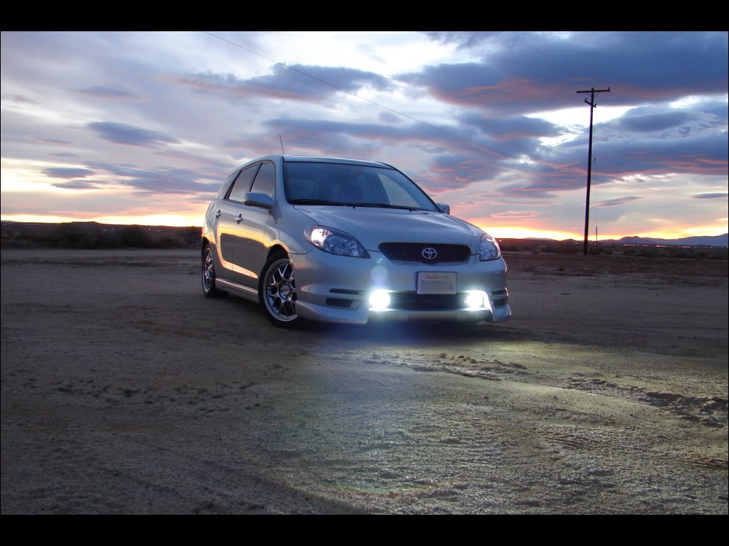 2003 2004 Toyota Matrix Halo Angel Eye Fog Lights Driving Lamps Kit
