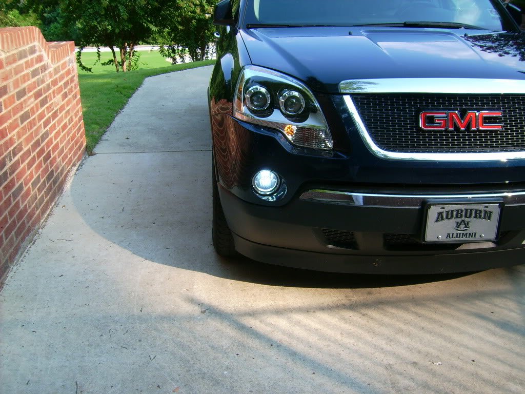 2007-2012 GMC Acadia Angel Eye Fog Lamps Driving Lights Kit