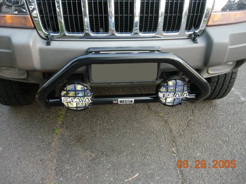 Jeep Grand Cherokee Bumper Lamp Bar PIAA 510 Star White Driving Light Kit