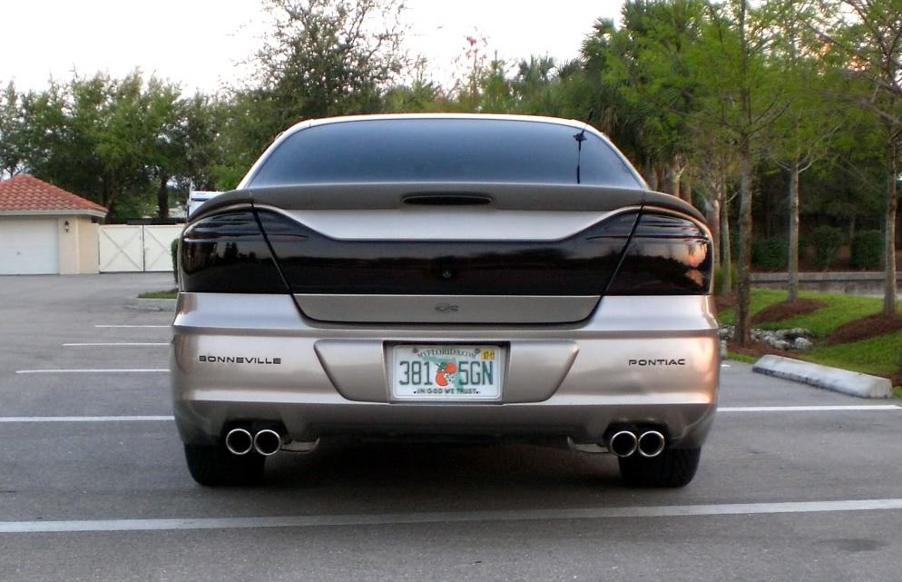 Pontiac Bonneville Tinted Taillight Film Overlay Covers