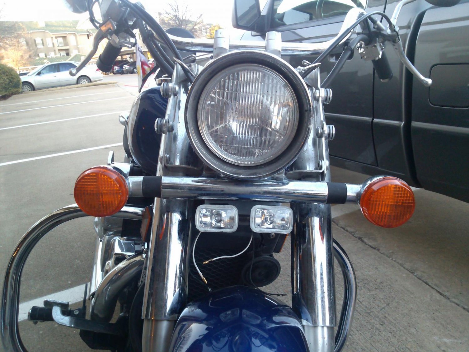 Honda Shadow Hella Fog Lamps Driving Lights Kit