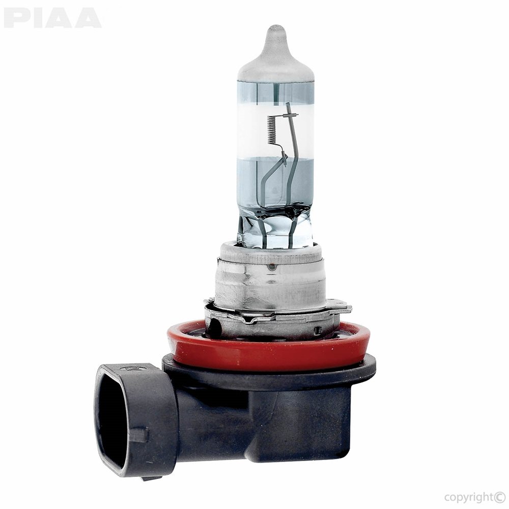 Single PIAA H11 Night Tech 3600K Xtra 55w = 110w Light Bulb ( 11711 )