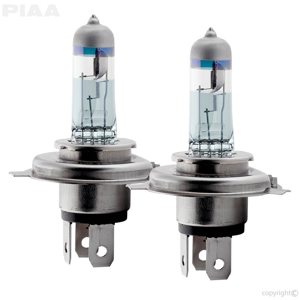 PIAA H4 Night Tech 3600K Xtra 60/55w=110/100w Light Bulbs Set of 2