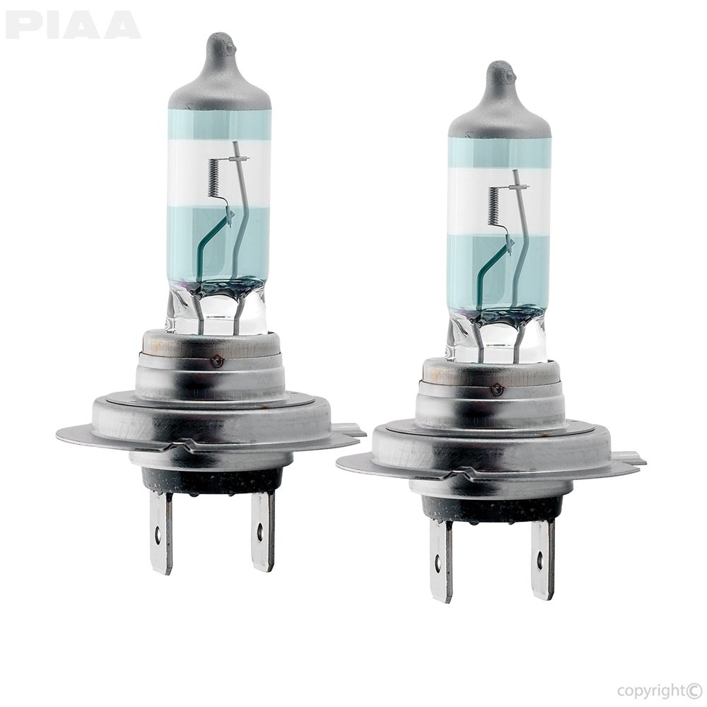 PIAA H7 Night Tech 3600K Xtra 55W = 110W Light Bulbs Set of 2