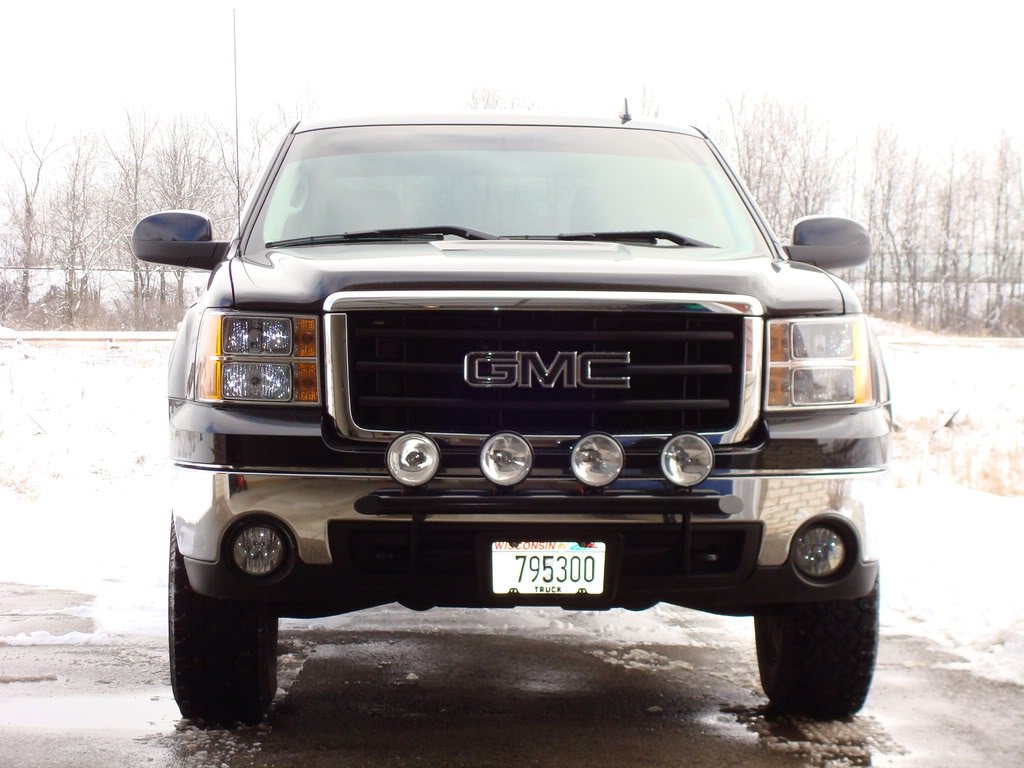 PIAA Black 4x Lamp Bumper Bar for 2011-2014 GMC Sierra 2500 3500 HD