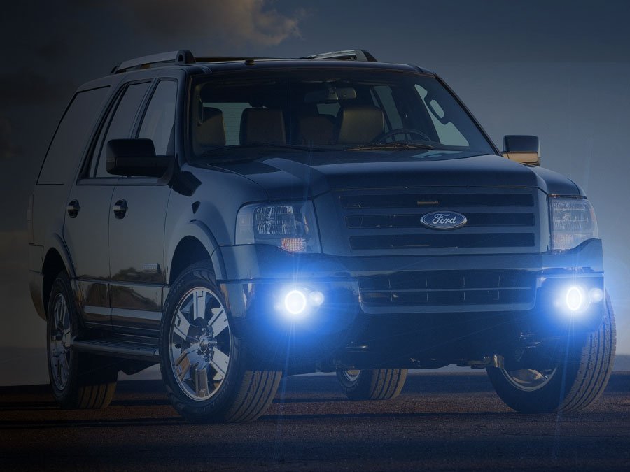 Halo Angel Eye Fog Lights Lamps Kit For 2007 2014 Ford Expedition