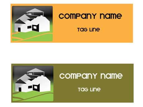 Real estate or construction company logo