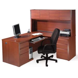 Cinnamon Office Suite w/ Hutch