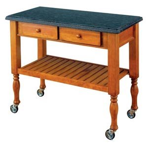 Antique Oak Kitchen Island