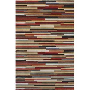 Tate Red Wool Rug 8 x 10