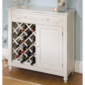 Raised Panel Wine Cabinet
