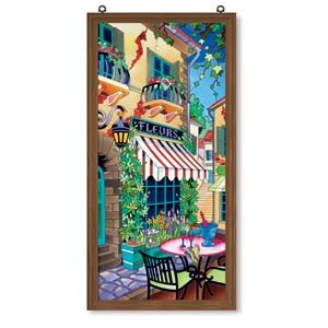 French Cafe Art Panel
