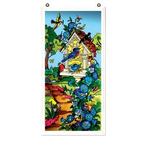 Birdhouse Art Panel