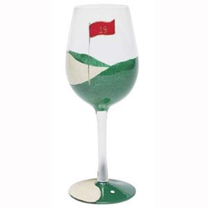 19th Hole Wine Glass - Set of Two