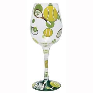 Tennis Wine Glasses - Set of Two