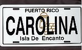 PUERTO RICO PUEBLOS PLATES
