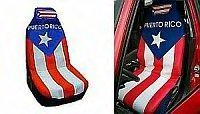 PUERTO RICAN FLAG CAR SEAT COVER