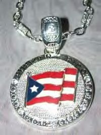 PUERTO RICAN FLAG BLING BLING