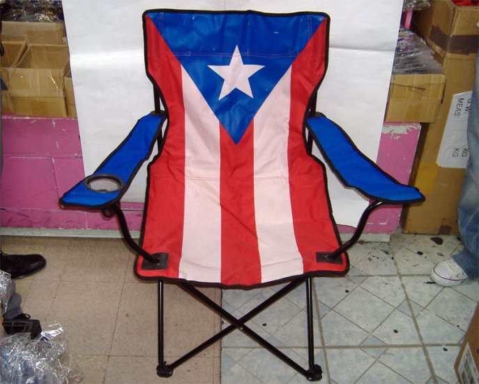 PUERTO RICAN FLAG CHAIR