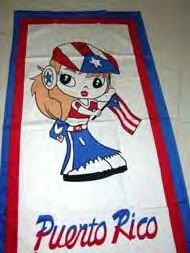 PUERTO RICAN GIRL TOWEL