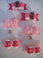Breat Cancer Bows for Girls
