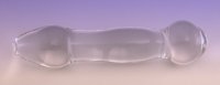 Pyrex Glass 6" Love Wand Dildo