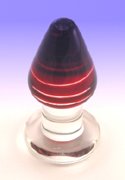 Pyrex Glass LISA SPARXXX Red Rocket Plug