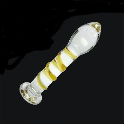 Pyrex Glass Fat Head Dildo