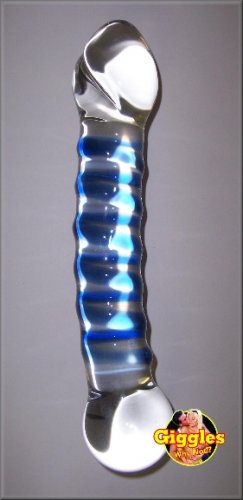 Pyrex Glass Contour Big Tip Dildo
