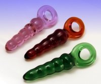 Red Pyrex Glass Mini Anal Popper