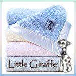 Little Giraffe - Original Chenille Baby Blanket