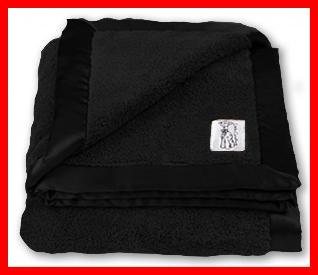 BLACK ONYX NWT Little Giraffe Chenille Adult Throw XL Blanket SOFT 88" x 59"
