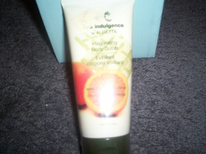 Aloette Invorating Body Scrub White Chocolate and Orange 6 fl oz