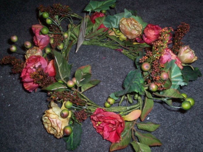 Two Rose Rings or Swags by Home Interiors